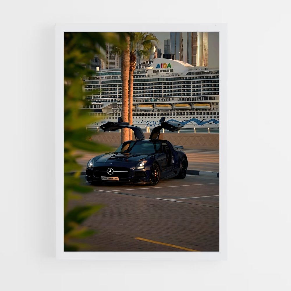 Poster Croisière Nocturne – affiche Mercedes (vue 3)